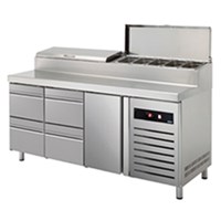 BÀN MÁT INOX PIZZA ASBER 428 LÍT GTPZ-180-14