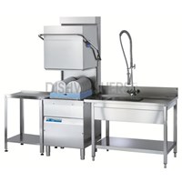 Máy rửa bát băng chuyền Nunu-1004