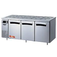 BÀN MÁT INOX SALAD 3 CÁNH LASSELE 468 LÍT LTB-1833R