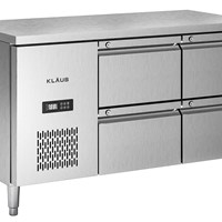 Bàn mát inox 4 ngăn kéo Klaus KDC-1.1-2N
