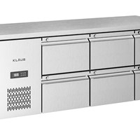 Bàn mát inox 6 ngăn kéo Klaus KDC-1.1-3N