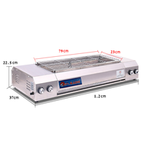 BẾP NƯỚNG BBQ DÙNG GA 4 HỌNG Ak- 104 