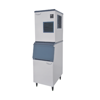 Máy làm đá 180kg/ngày LASSELE LMI-500A thùng đá LB-300S 118L