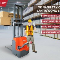 Xe Nâng Tay Điện Cao - Bán Tự Động 1,5 Tấn 1,6m Elip E-C-1,5T-1,6M