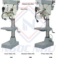 Máy khoan bàn 45mm kèm ta rô M26 truyền động hộp số hiệu MPT-45G