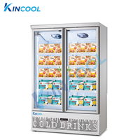 Tủ đông 2 cánh kính quạt gió Kincool