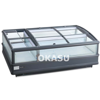 Tủ đông siêu thị dạng nằm Okasu OKS-2700FDD