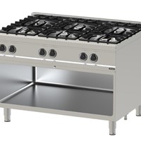 Bếp Âu 6 họng có chân đứng Nayati NGTR 12-90 GR