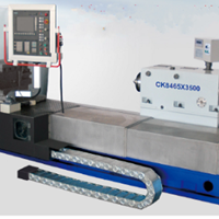 MÁY TIỆN CNC RÃNH TRỤC CÁN THÉP CK8450