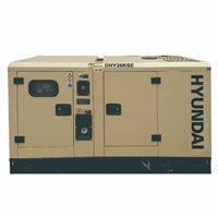 Máy phát điện 25KVA -28KVA diesel Hyundai DHY28KSE