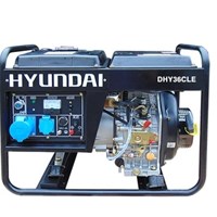 Máy phát điện chạy dầu 2.7Kva – 3Kva Hyundai DHY36CLE – Máy trần, đề điện