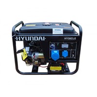 Máy phát điện chạy xăng 2.3Kva – 2.6Kva Hyundai HY30CLE  Máy trần, đề điện