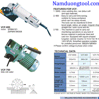 Máy vát mép cầm tay Vertex VCF-700