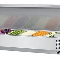 Bàn salad cánh inox để bàn Turbo Air CTST-1500