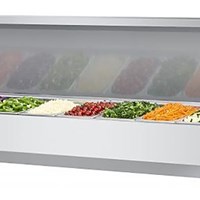 Bàn salad cánh inox để bàn Turbo Air CTST-1800