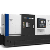 Máy tiện ngang CNC Hyundai Wia L160LMSA