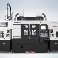 Trung tâm tiện CNC Hyundai LF2200M II