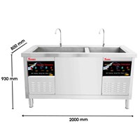 Máy Rửa Chén Bát Công Nghiệp Siêu Âm Texgio TGU-2000SD