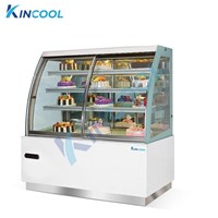 TỦ TRƯNG BÀY BÁNH KEM 4 TẦNG KÍNH CONG KINCOOL QGB12