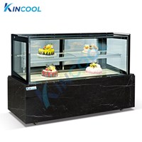 TỦ TRƯNG BÀY BÁNH KEM 2 TẦNG VUÔNG KINCOOL XT350D