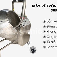 Máy vê trộn dạng tròn 30kg MVTT30