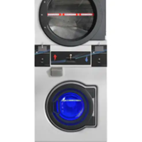 Máy giặt sấy chồng tầng chân cứng 15kg Blue Whale STE-15X2