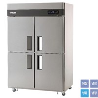 Tủ đông mát 4 cánh inox Unique UDS-45RFDE
