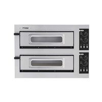 Lò Nướng Bánh Pizza Dạng Tầng Prismafood BASIC 2/50 GLASS 4T