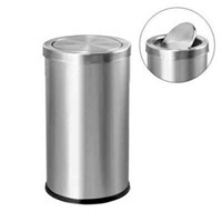 Thùng rác inox trang trí nắp lật 35l BHA35PDC