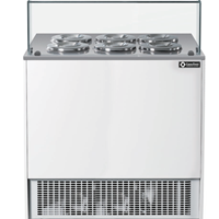 Tủ trưng bày kem khay tròn inox Gelato Easybest EASYBOX 6