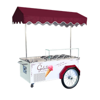 Xe đẩy tủ trưng bày kem Easybest ICE CART EASYBOX