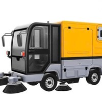 Xe quét rác công nghiệp ngồi lái Kumisai KMS 1800