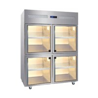 Tủ mát 4 cánh kính Hisakage SRCG-120