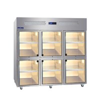 Tủ mát 6 cánh kính Hisakage SRCG-180