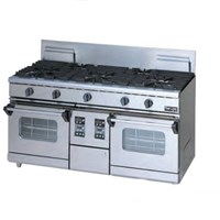 Bếp Âu 5 họng dùng gas kèm lò nướng đối lưu Maruzen RGR-1565WXD