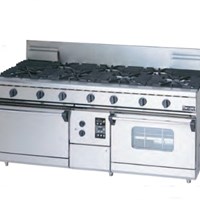 Bếp Âu 7 họng dùng gas kèm lò nướng đối lưu Maruzen RGR-187XD