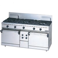 Bếp âu 5 họng kèm lò nướng dùng gas Maruzen RGR-1565D