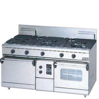 Bếp Âu 5 họng dùng gas kèm lò nướng đối lưu Maruzen RGR-1575XD