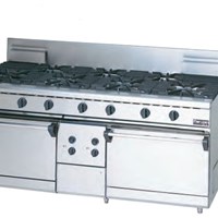 Bếp Âu 7 họng kèm lò nướng dùng gas Maruzen RGR-187D