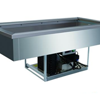 Quầy làm mát tĩnh giữ lạnh thực phẩm Firscool G-GN5C
