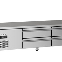 Bàn mát 4 ngăn kéo inox Klaus KBU-2.1-4