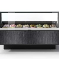 Tủ trưng bày và bảo quản gelato ISA Pentagram L1250 x D 1116 x H 1170