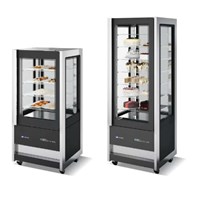 Tủ trưng bày Gelato Pastry Chocolate ISA Cristal Tower 75 LH (L 750 x D 745 x H 1611)