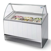 Tủ trưng bày và bảo quản gelato ISA Bermuda LX 10 (L1340 x D799 x H1343)