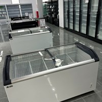Tủ Đông Nằm Cánh Kính Cong Cobi CBSD-520Q