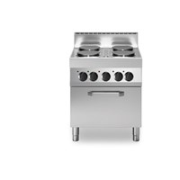 Bếp điện 4 vùng nấu tròn tích hợp lò nướng đối lưu Modular F70/70CFE