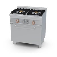 Bếp âu 2 đầu đốt dùng gas và lò nướng điện Lotus CF2-68GEM