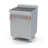 Bếp âu 4 họng dùng điện và lò nướng (cửa thép không gỉ) Lotus CFMC4-66ET
