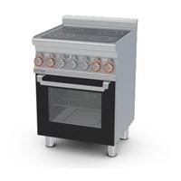 Bếp âu 4 họng dùng điện và lò nướng (cửa kính) Lotus CFMC4-66ET