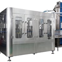 Dây chuyền chiết rót nước giải khát đóng chai PET